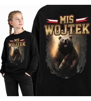 BLUZA DZIECIĘCA PATRIOTYCZNA Miś Wojtek